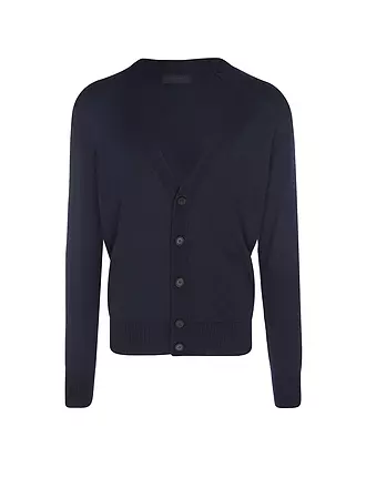 BOSS | Cardigan en cachemire | dunkelblau